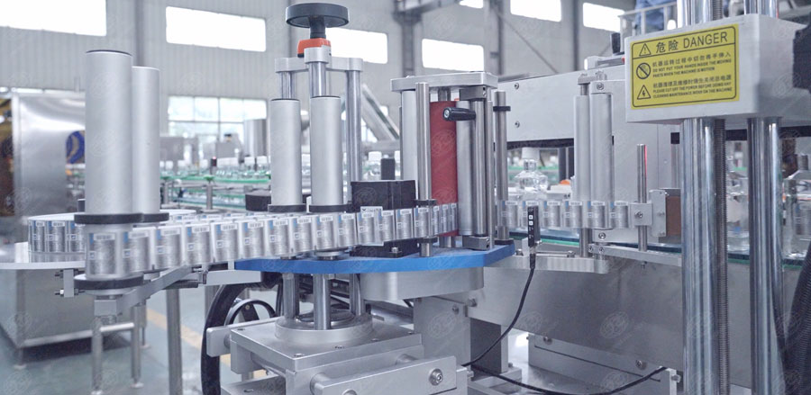 全自動不干膠貼標(biāo)機